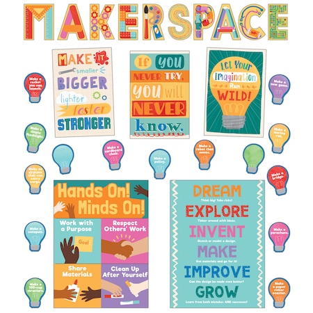 Carson Dellosa Makerspace Bulletin Board Set 110468
